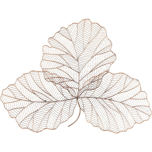 Tri Leaf Wall Art by Phillips Collection. Made from metal in a eclectic & global style.