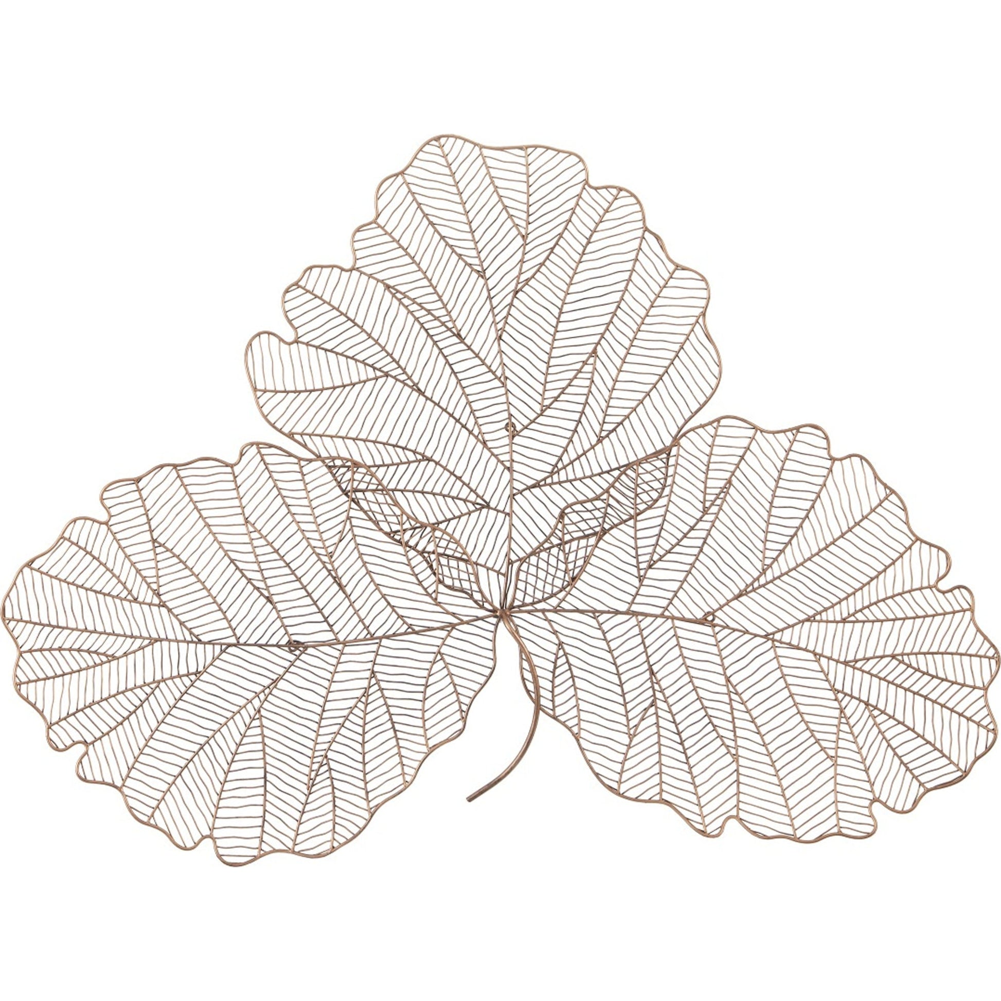 Tri Leaf Wall Art by Phillips Collection. Made from metal in a eclectic & global style.