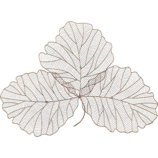 Tri Leaf Wall Art by Phillips Collection. Made from metal in a eclectic & global style.