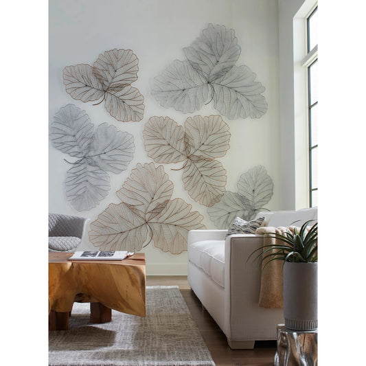 Tri Leaf Wall Art by Phillips Collection. Made from metal in a eclectic & global style.