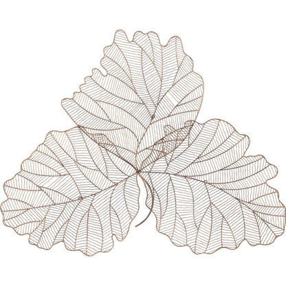 Tri Leaf Wall Art by Phillips Collection. Made from metal in a eclectic & global style.