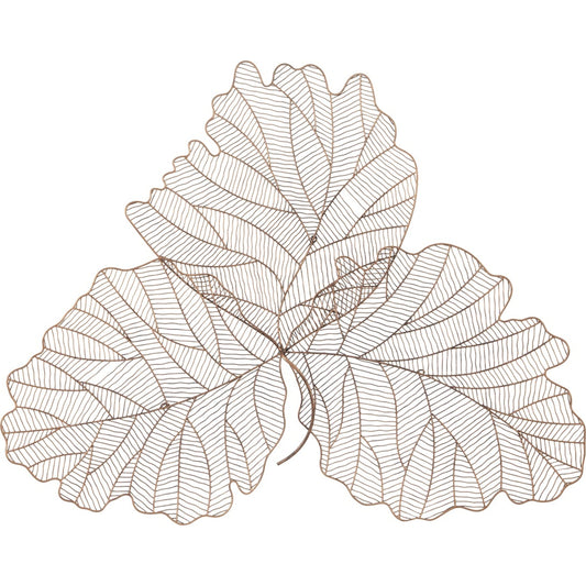 Tri Leaf Wall Art by Phillips Collection. Made from metal in a eclectic & global style.