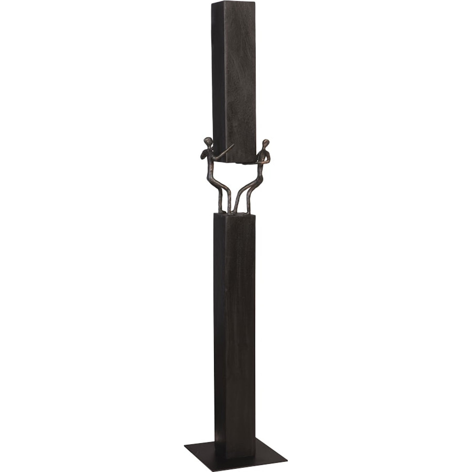 Atlas Balancing Sculpture by Phillips Collection in black. Made from wood, metal in a eclectic & global style.