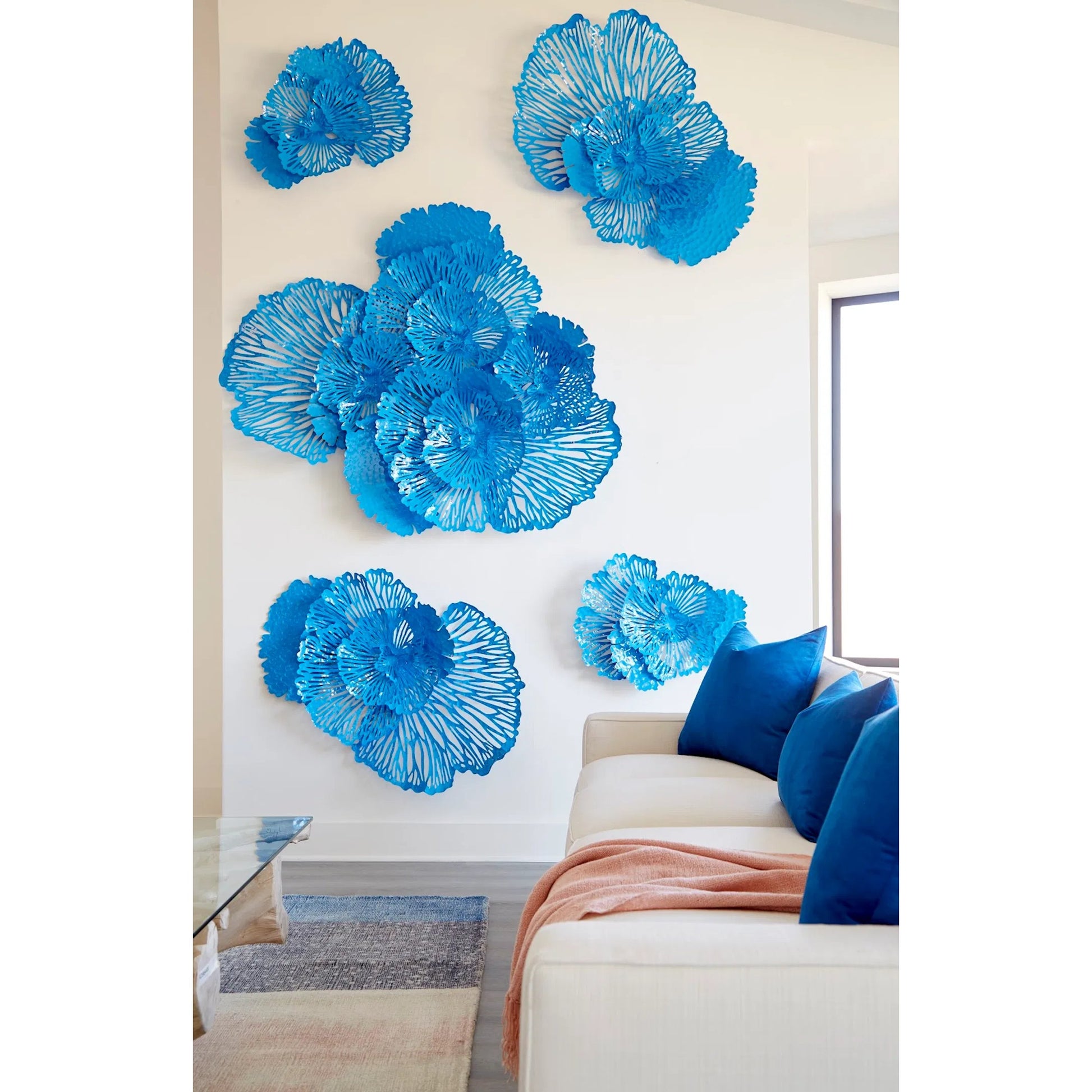 Flower Wall Art by Phillips Collection. Made from metal in a eclectic & global style.