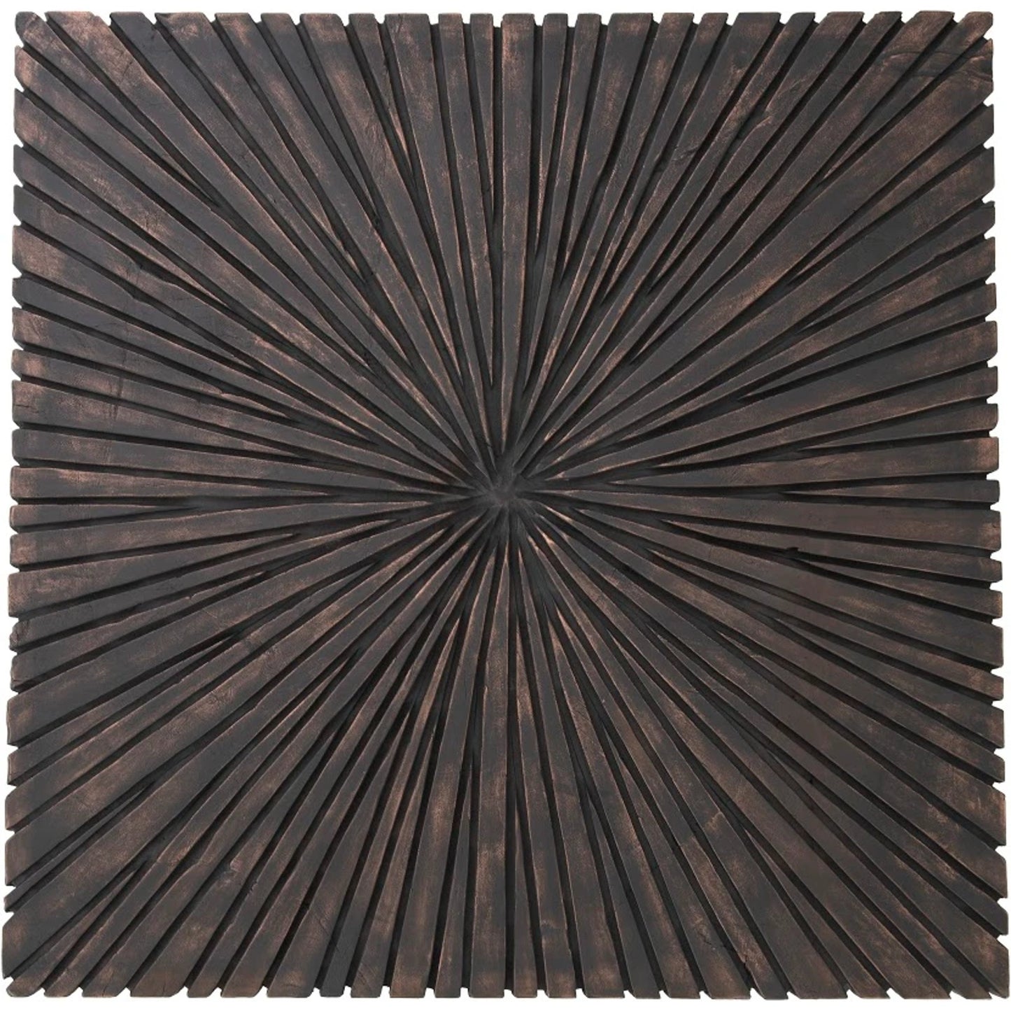 002 SI-1944805 | Additional Silo | Chainsaw Square Coffee Table by Phillips Collection in black. Made from wood, chamcha wood, metal, iron in a modern style.