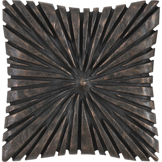 Chainsaw Wall Tile by Phillips Collection in brown and charred. Made from wood in a transitional style.