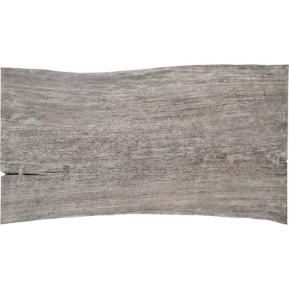 Waterfall Gray Stone Desk by Phillips Collection in gray, black and gray stone. Made from wood, chamcha wood, metal, iron in a eclectic & global style.