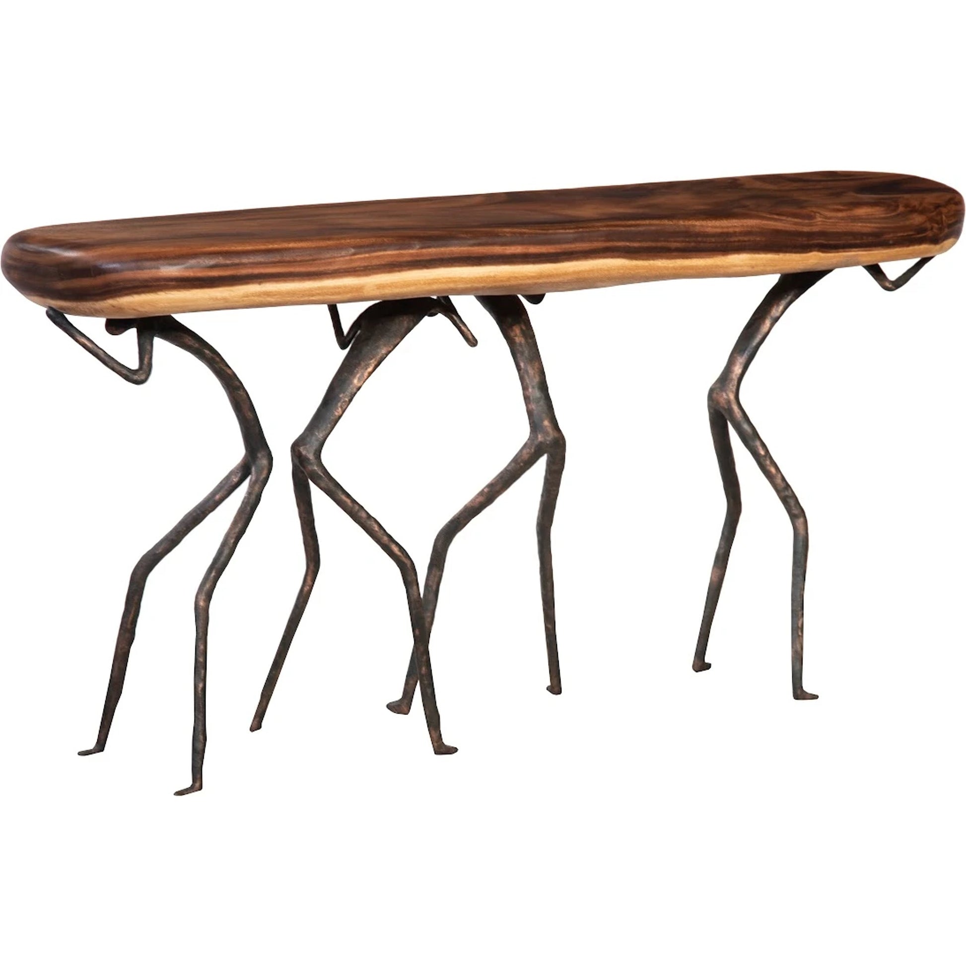 Atlas Rounded Console Table by Phillips Collection. Made from unique in a eclectic & global style.