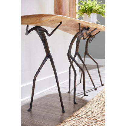 Atlas Rounded Console Table by Phillips Collection. Made from unique in a eclectic & global style.