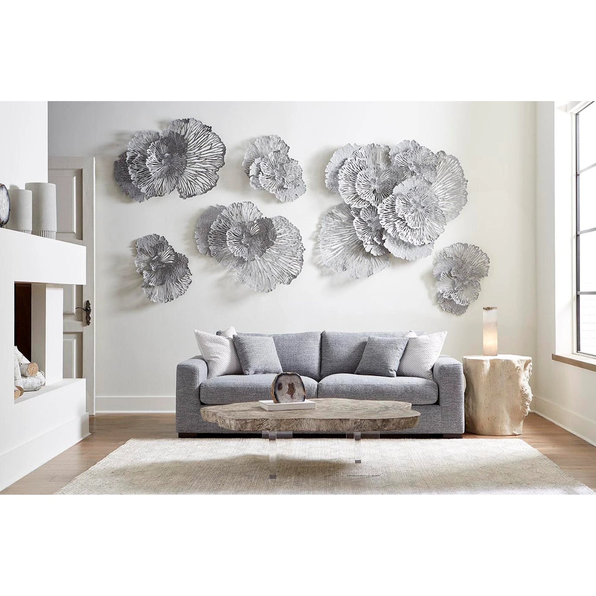 Flower Wall Art by Phillips Collection. Made from metal in a eclectic & global style.