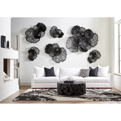 Flower Wall Art by Phillips Collection. Made from metal in a eclectic & global style.