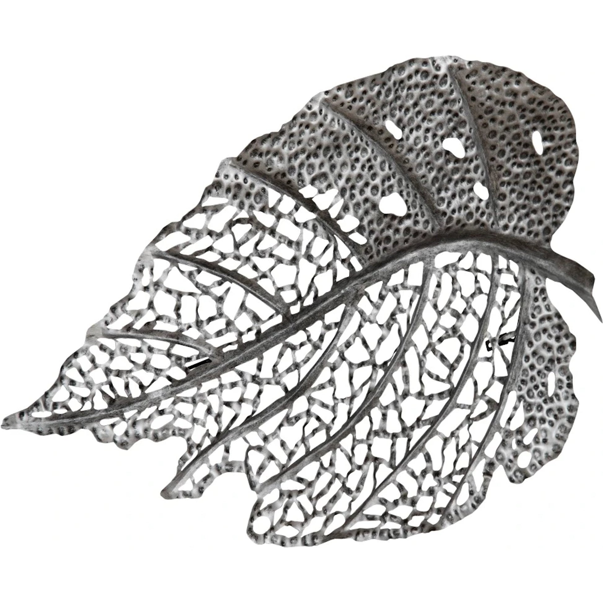 Birch Leaf Wall Art by Phillips Collection. Made from metal in a coastal style.