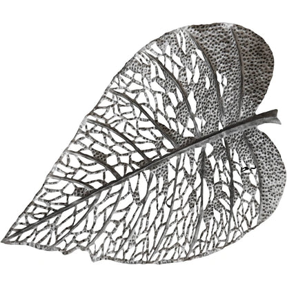 Birch Leaf Wall Art by Phillips Collection. Made from metal in a coastal style.