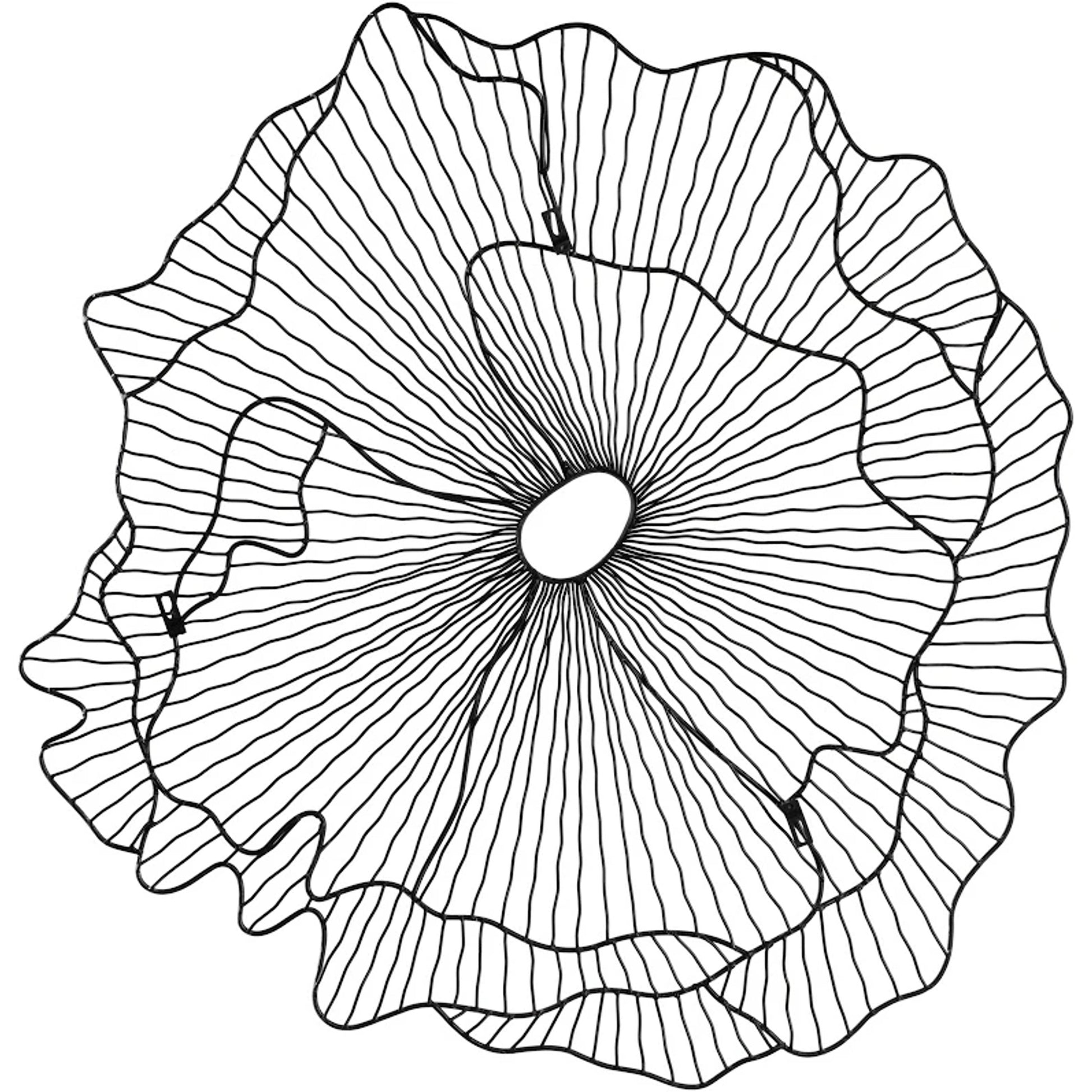 Poppy Flower Wall Art by Phillips Collection. Made from metal in a modern style.