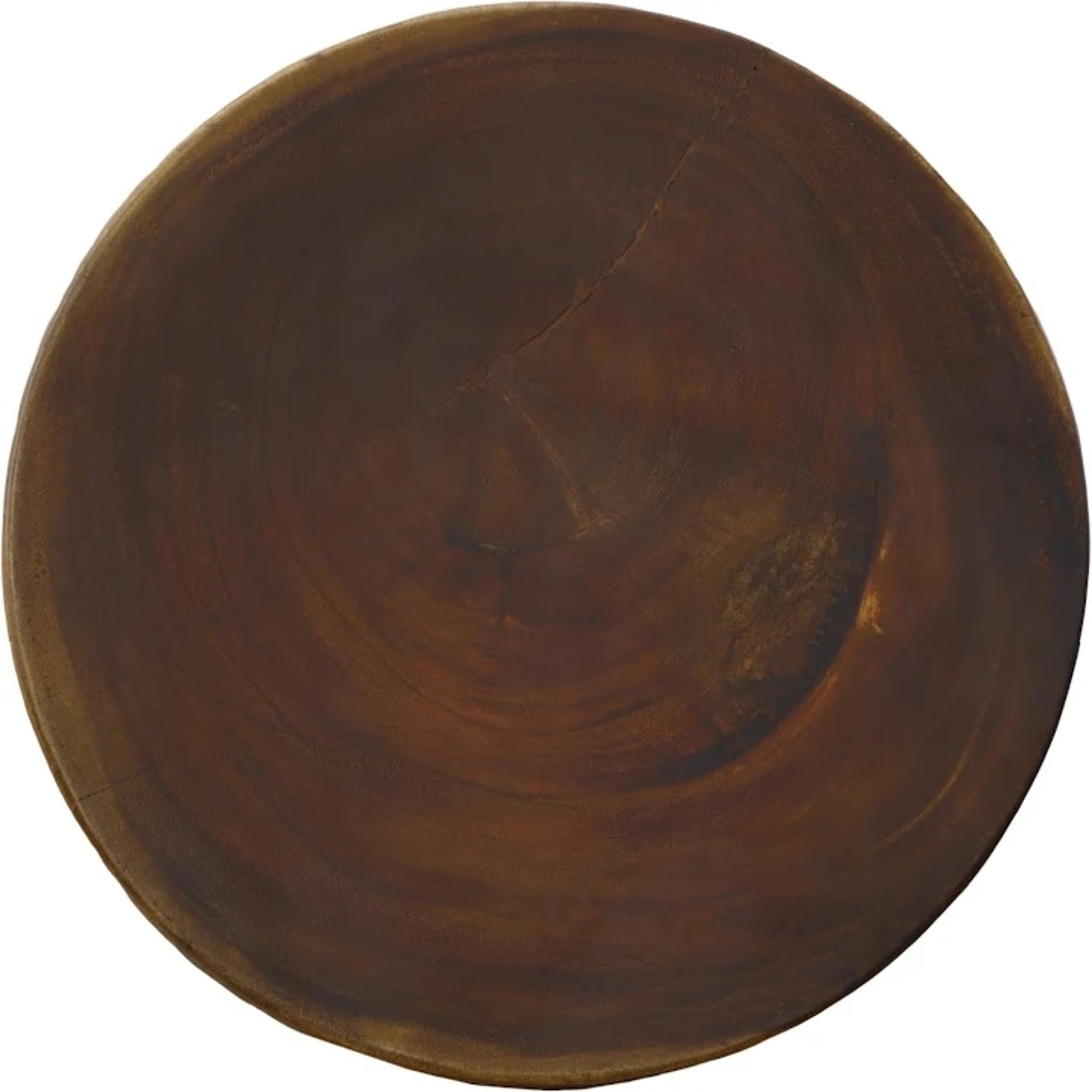 Totem Natural Stool by Phillips Collection in brown. Made from wood, chamcha wood in a modern style.