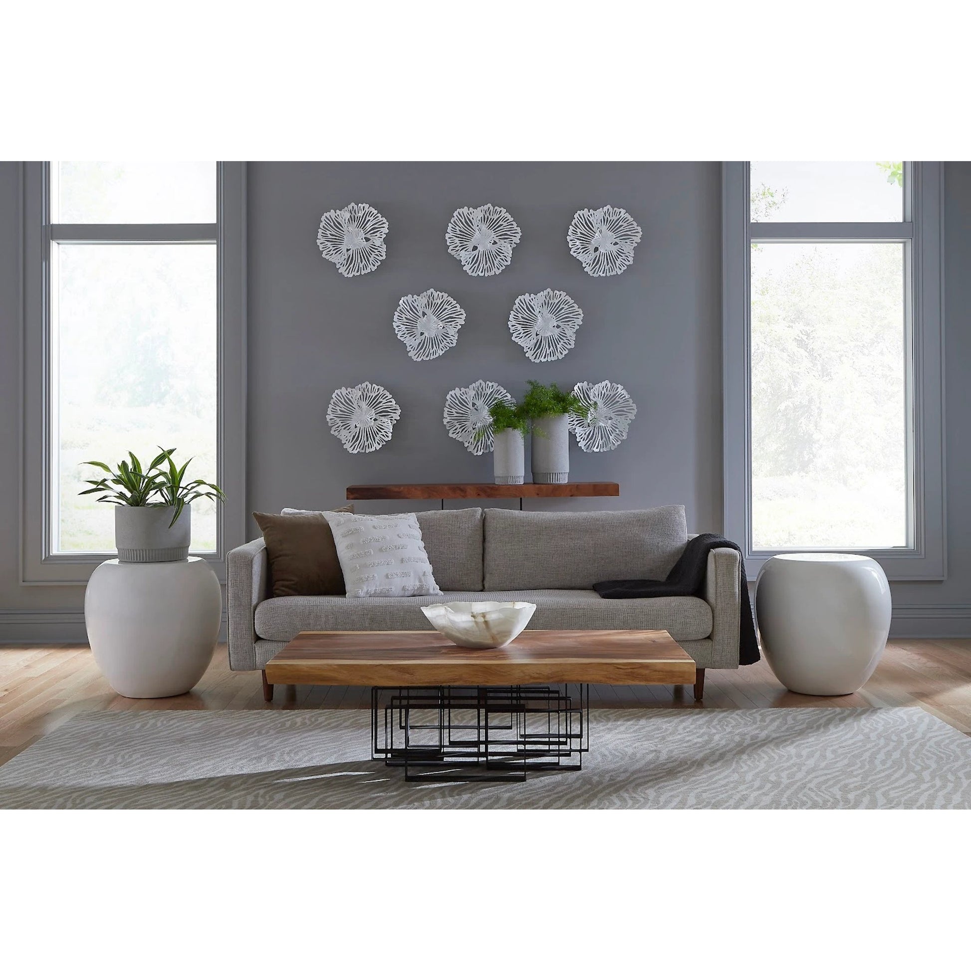 Flower Wall Art by Phillips Collection. Made from metal in a eclectic & global style.