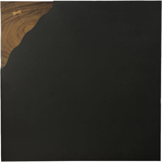 Cornered Wall Art by Phillips Collection in black, brown. Made from iron, chamcha wood in a modern style.