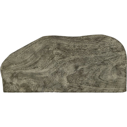 Floating Wall Shelf by Phillips Collection in gray and gray stone. Made from wood, chamcha wood in a modern style.