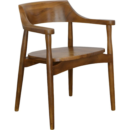 Origins Arm Chair by Phillips Collection in brown and natural. Made from wood in a unique style.