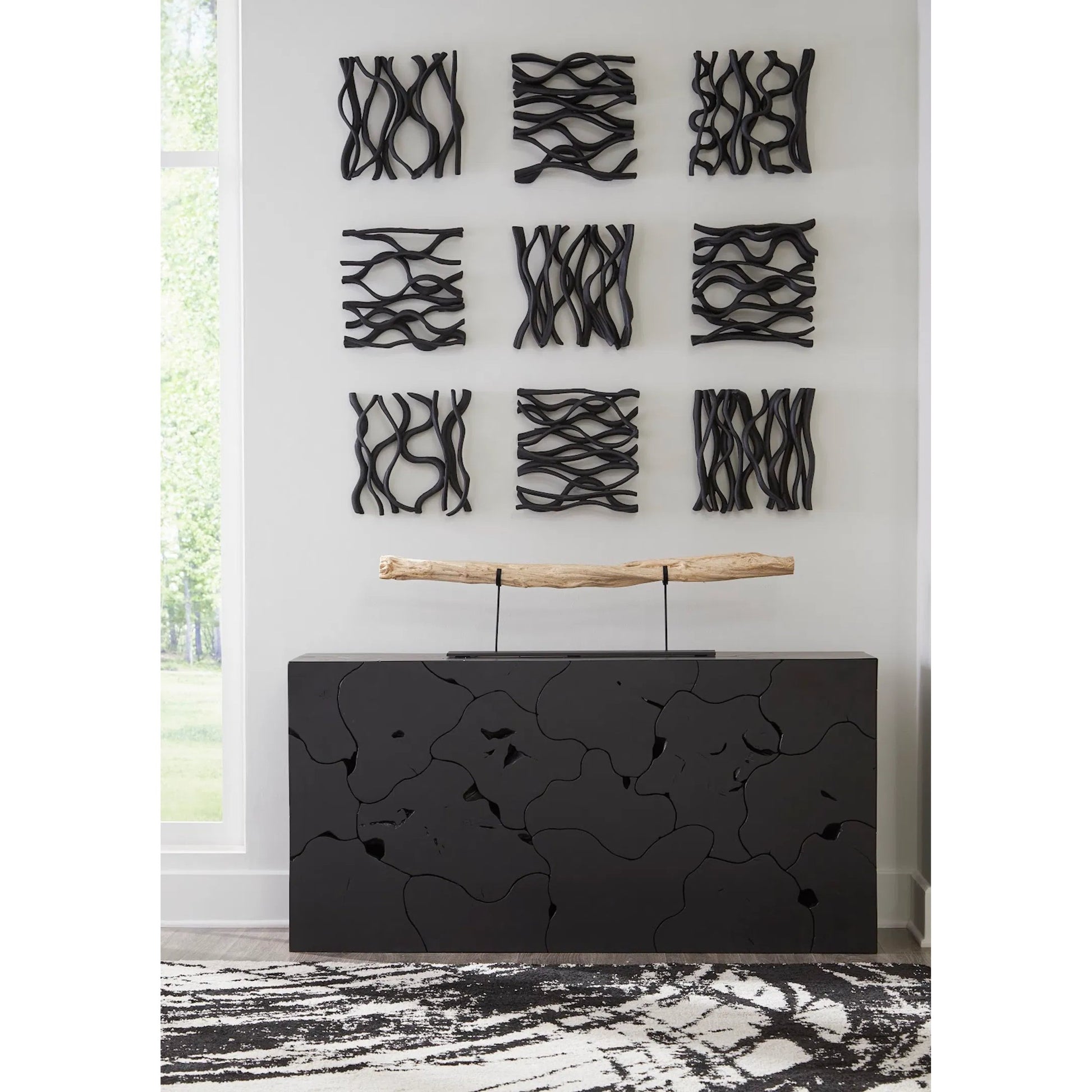Vine Wall Tile by Phillips Collection. Made from wood in a modern style.