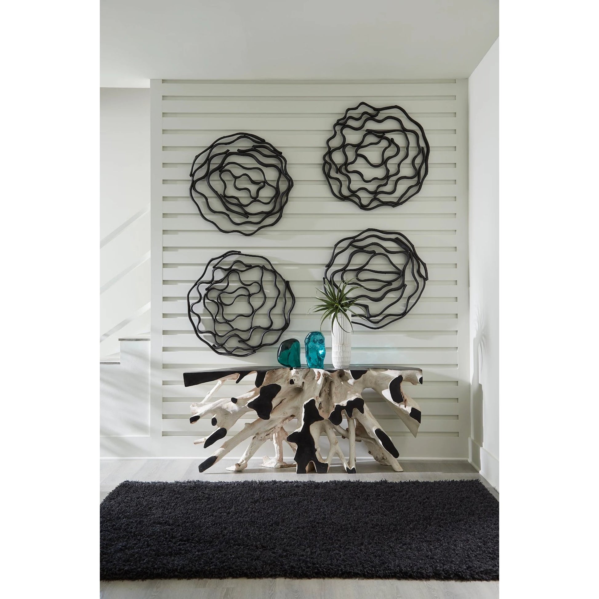 Vine Wall Flower by Phillips Collection. Made from wood in a modern style.