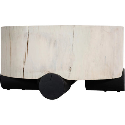 Core Coffee Table by Phillips Collection in natural bleached grain. Made from wood, teak in a modern style.