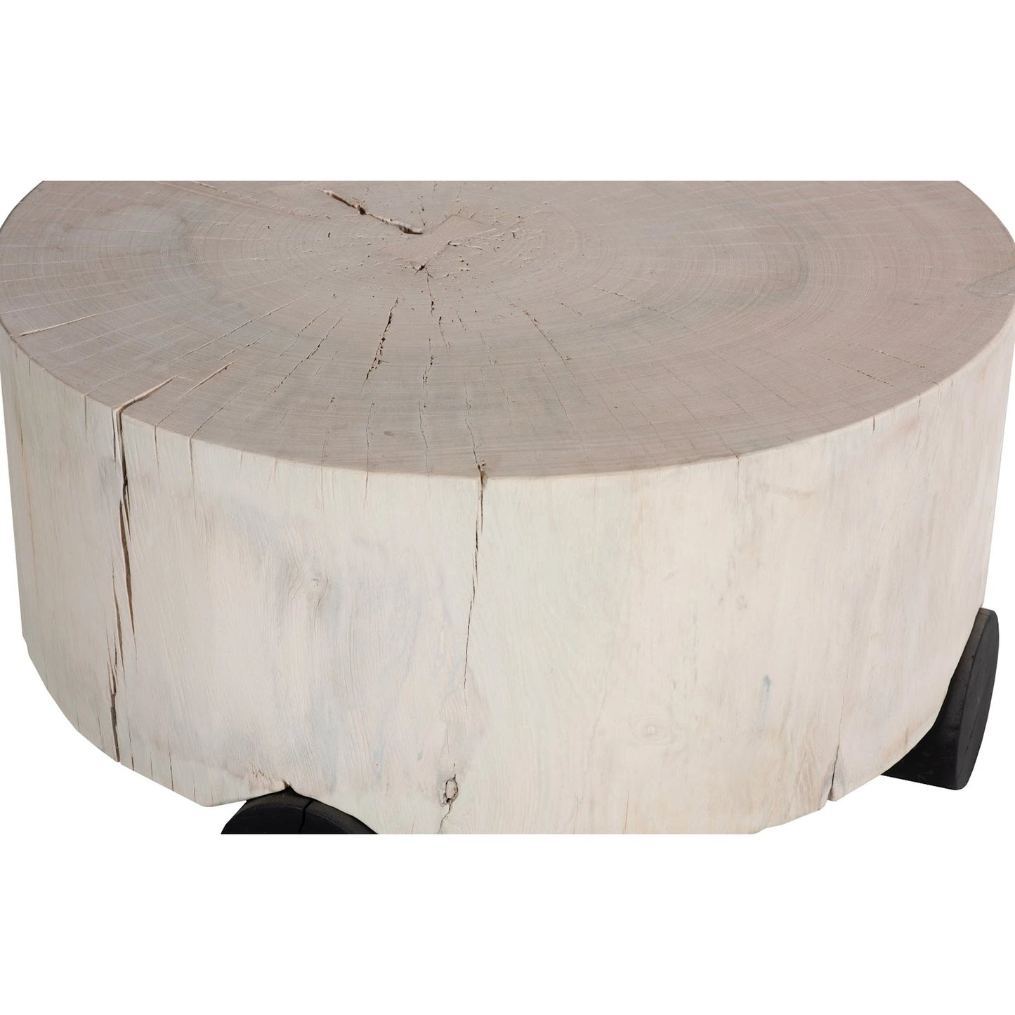004 SI-2138194 | Closeup | Core Coffee Table by Phillips Collection in natural bleached grain. Made from wood, teak in a modern style.