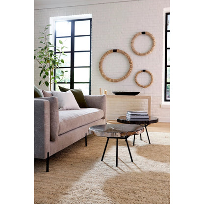 Branch Waterfall Console Table by Phillips Collection in off white and bleached. Made from wood, chamcha wood in a modern style.