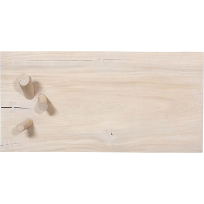 Branch Waterfall Coffee Table by Phillips Collection in off white and bleached. Made from wood, chamcha wood in a modern style.