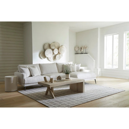 Branch Waterfall Coffee Table by Phillips Collection in off white and bleached. Made from wood, chamcha wood in a modern style.
