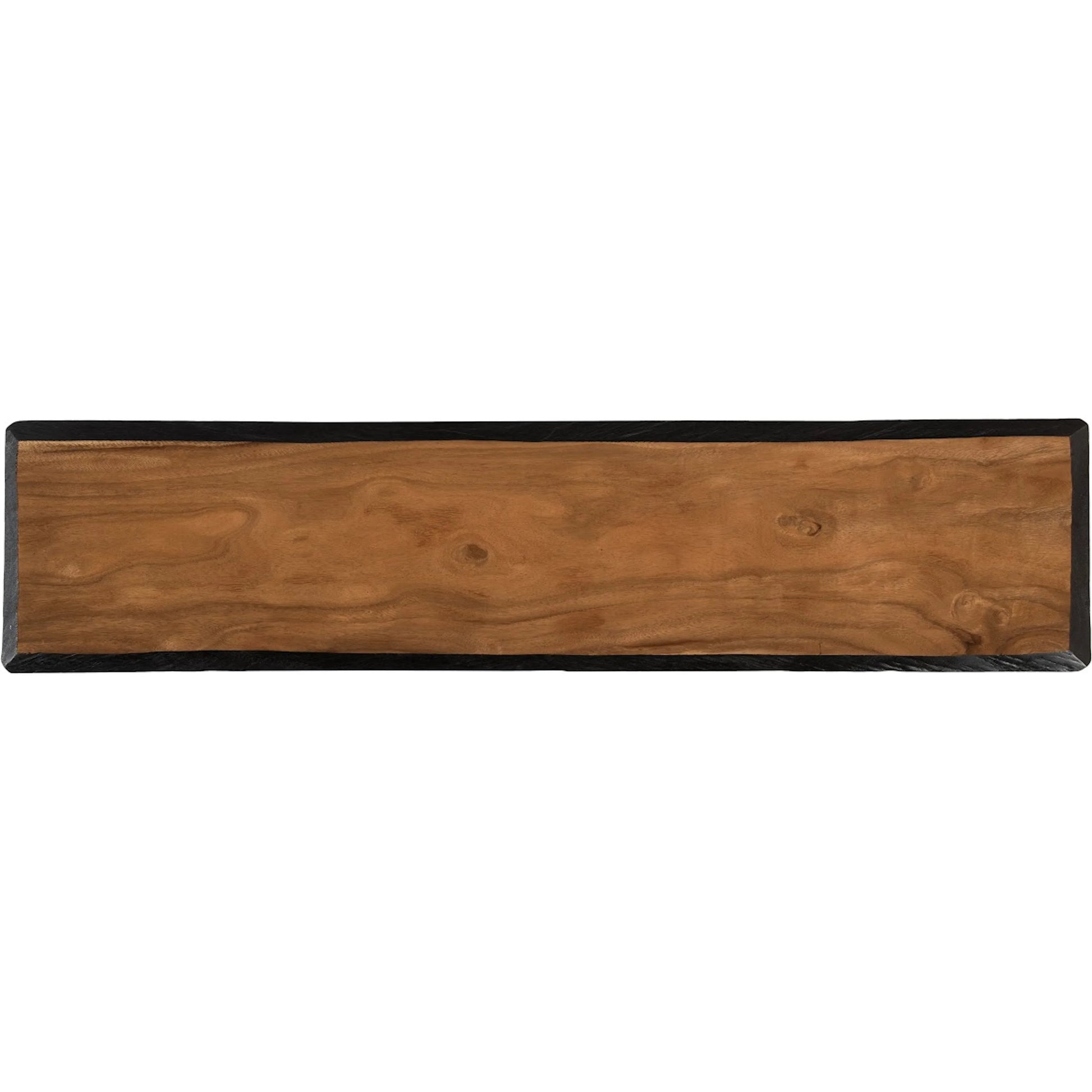 Layered Console Table by Phillips Collection in black, brown. Made from wood, chamcha wood in a eclectic & global style.