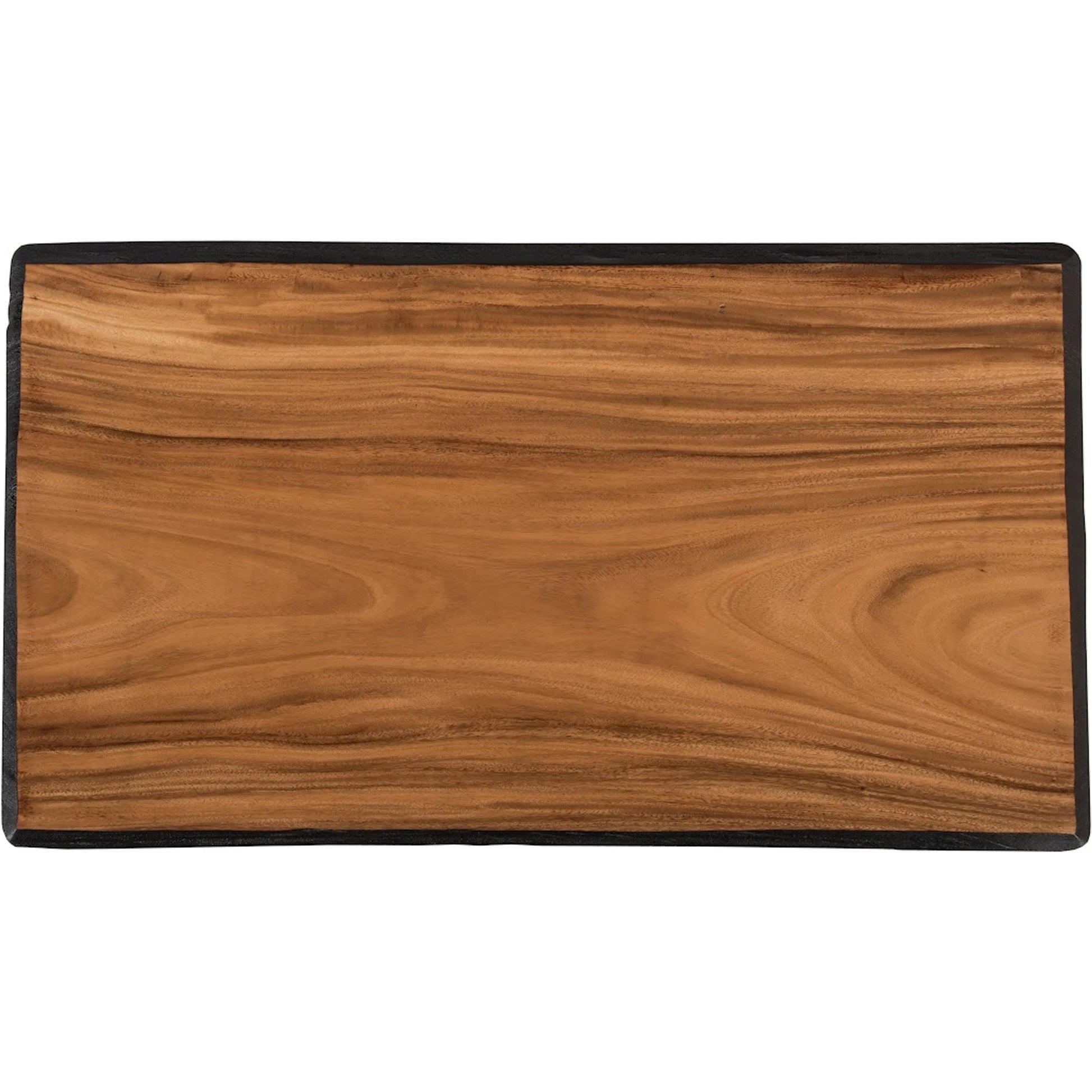 Layered Coffee Table by Phillips Collection in black, brown and natural. Made from wood, chamcha wood in a eclectic & global style.