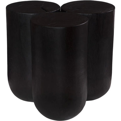 Triflora Side Table by Phillips Collection. Made from wood, chamcha wood in a transitional style.