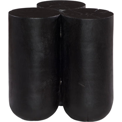 Triflora Side Table by Phillips Collection. Made from wood, chamcha wood in a transitional style.