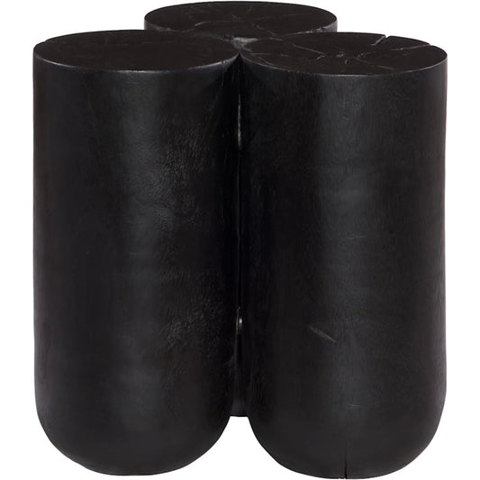 Triflora Side Table by Phillips Collection. Made from wood, chamcha wood in a transitional style.