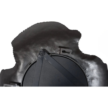 Bloom Mirror by Phillips Collection in black, silver. Made from metal in a unique style.