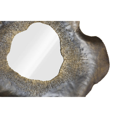 Bloom Mirror by Phillips Collection in black, silver. Made from metal in a unique style.