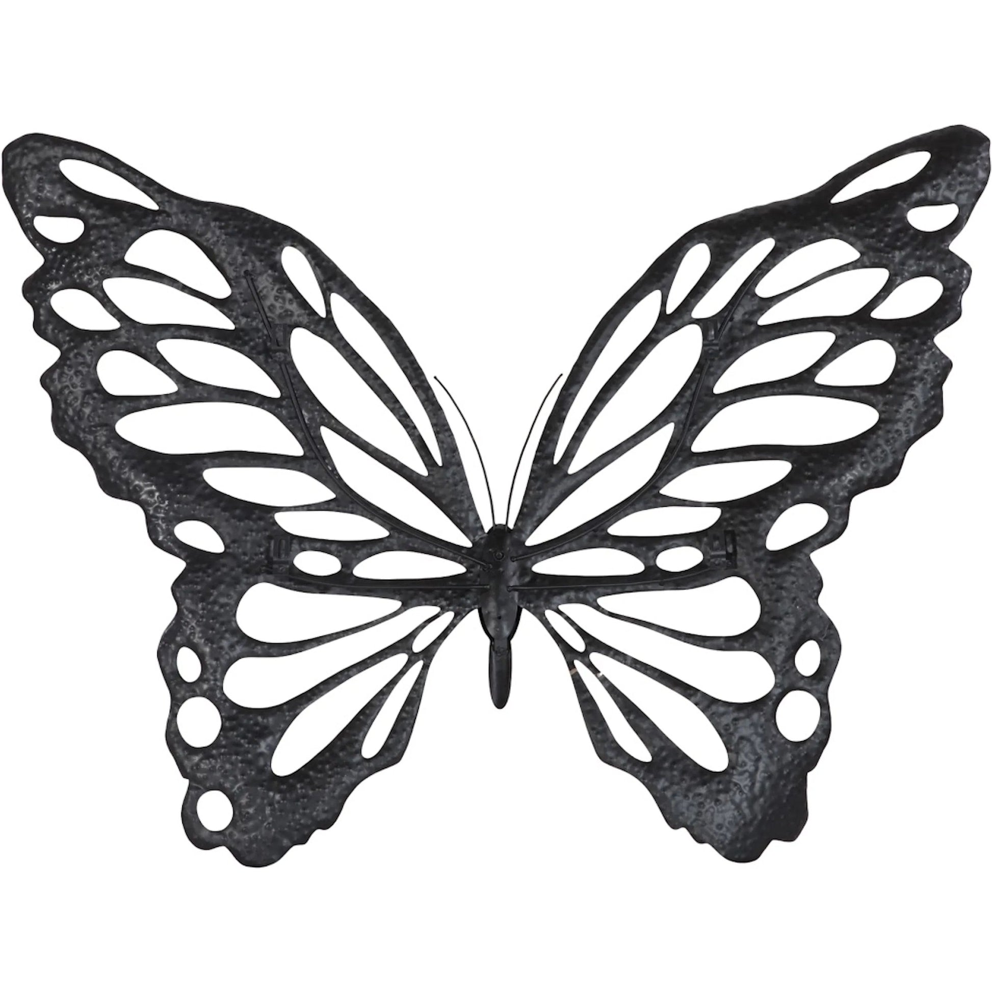 Butterfly Copper Wall Art by Phillips Collection in amber, black and copper, powder coat. Made from metal in a coastal style.