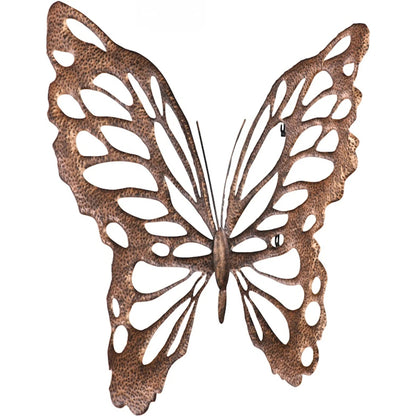 Butterfly Copper Wall Art by Phillips Collection in amber, black and copper, powder coat. Made from metal in a coastal style.