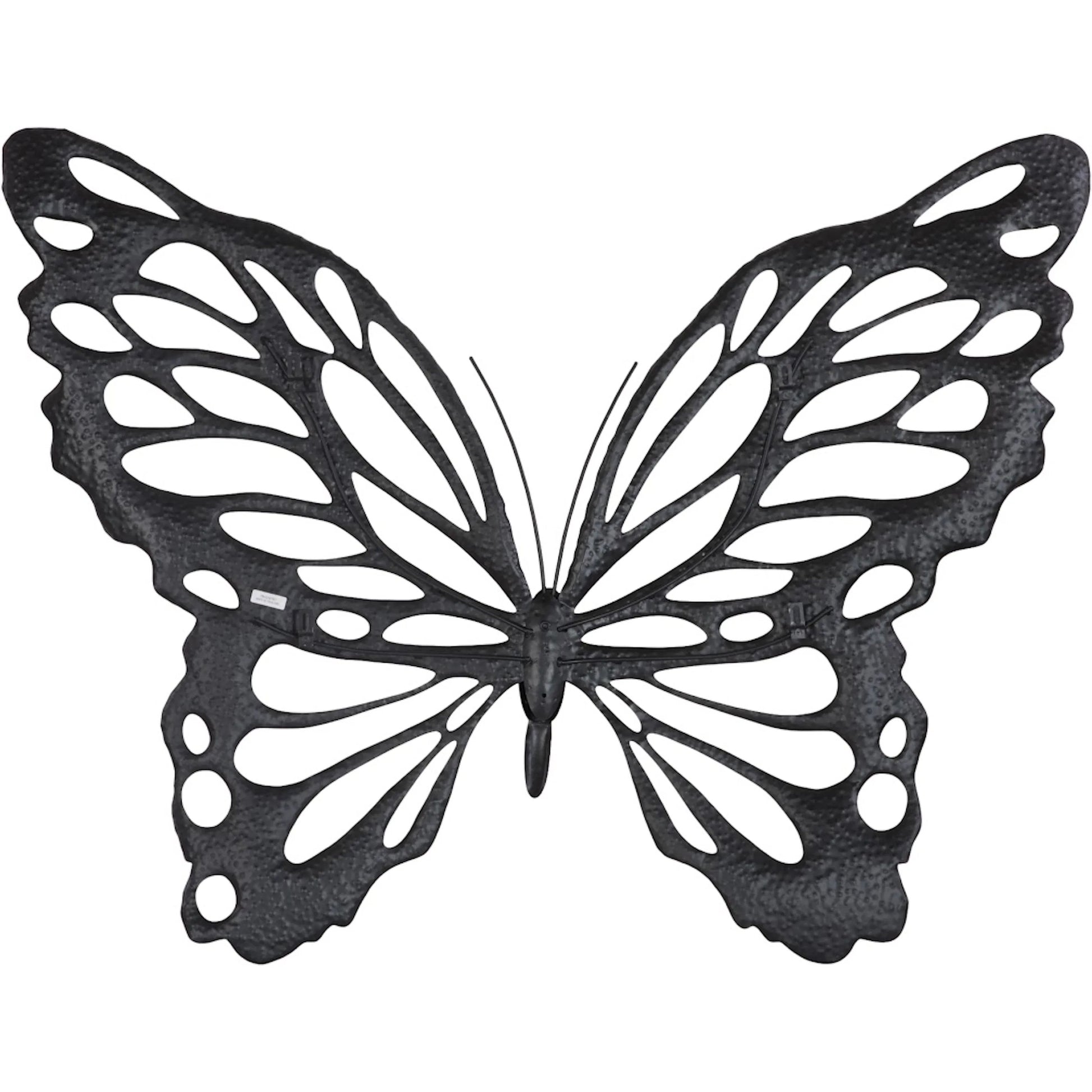 Butterfly Copper Wall Art by Phillips Collection in amber, black and copper, powder coat. Made from metal in a coastal style.