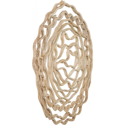 Vine Wall Flower Bleached by Phillips Collection in bleached and natural. Made from wood in a unique style.