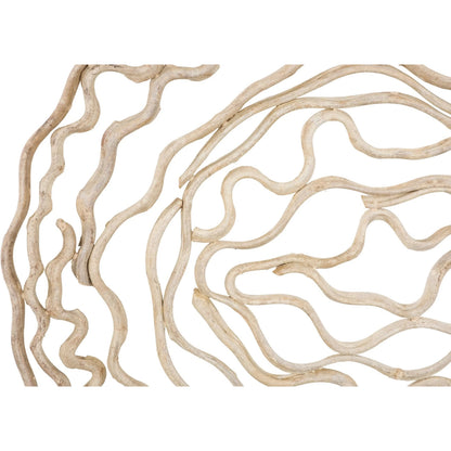 Vine Wall Flower Bleached by Phillips Collection in bleached and natural. Made from wood in a unique style.