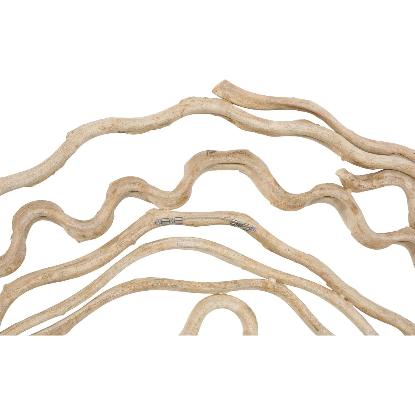 005 SI-2527723 | Closeup | Vine Wall Flower Bleached by Phillips Collection in bleached and natural. Made from wood in a unique style.