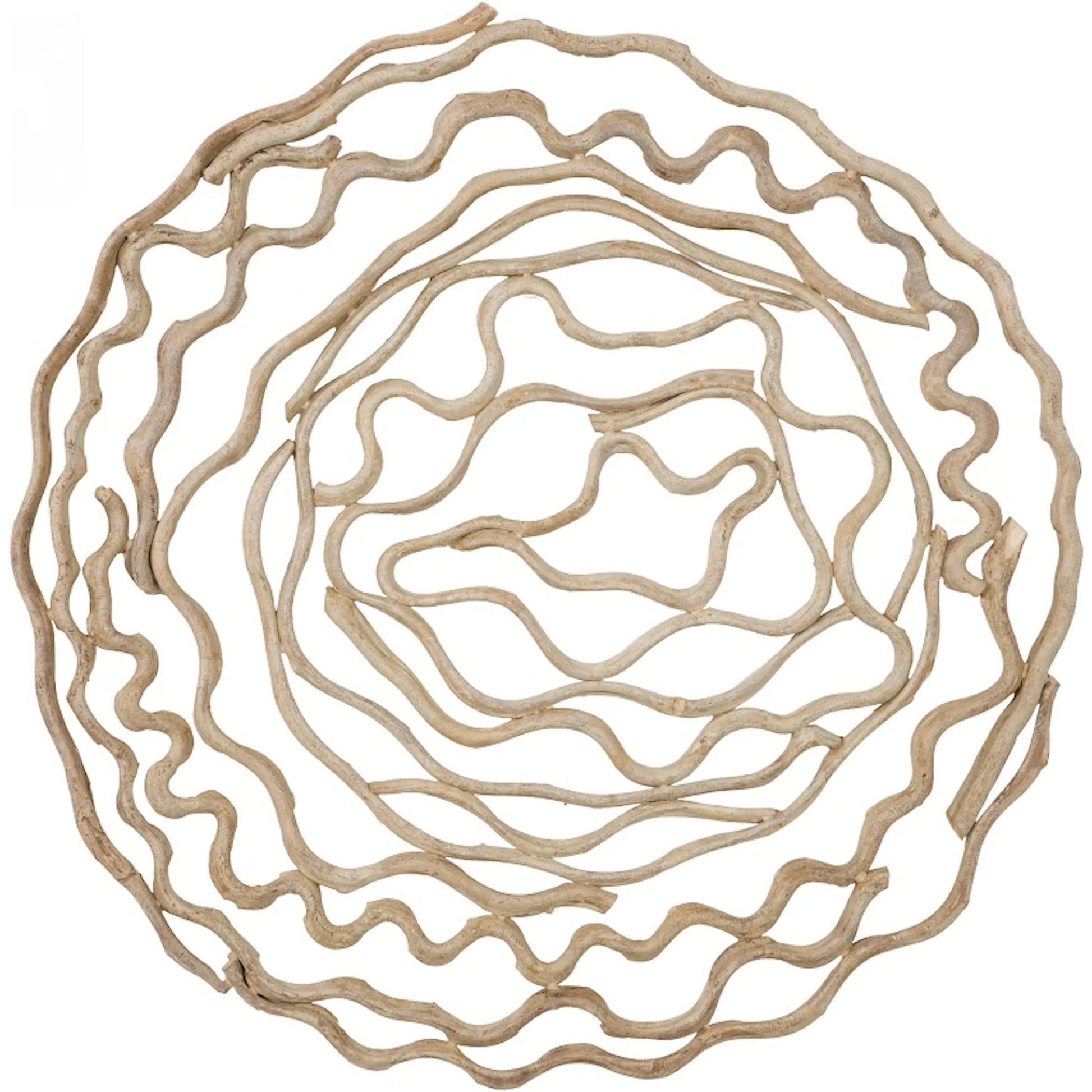 Vine Wall Flower Bleached by Phillips Collection in bleached and natural. Made from wood in a unique style.