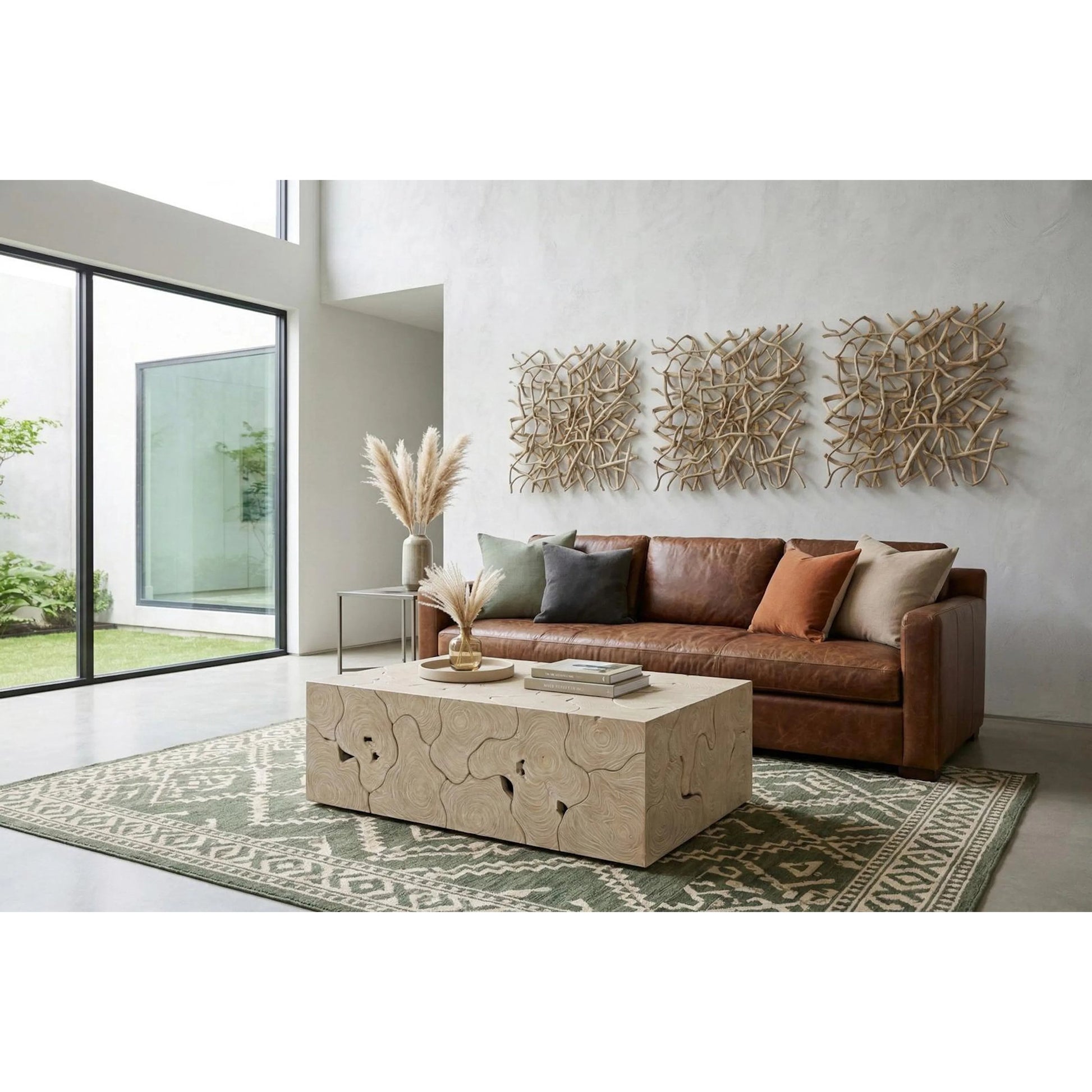 Vine Wall Tile by Phillips Collection. Made from wood in a modern style.
