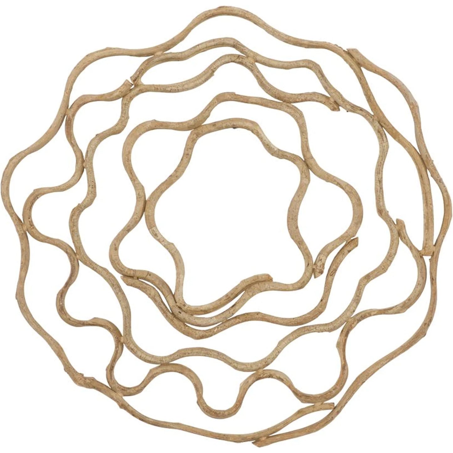 002 SI-2623818 | Additional Silo | Vine Rings (Set of 2) by Phillips Collection in brown and natural. Made from wood in a unique style.