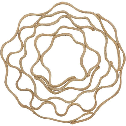 Vine Rings (Set of 2) by Phillips Collection in brown and natural. Made from wood in a unique style.