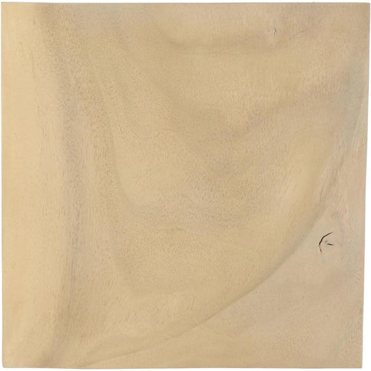 Curve Wall Tile Arc by Phillips Collection in bleached. Made from wood, chamcha wood in a unique style.