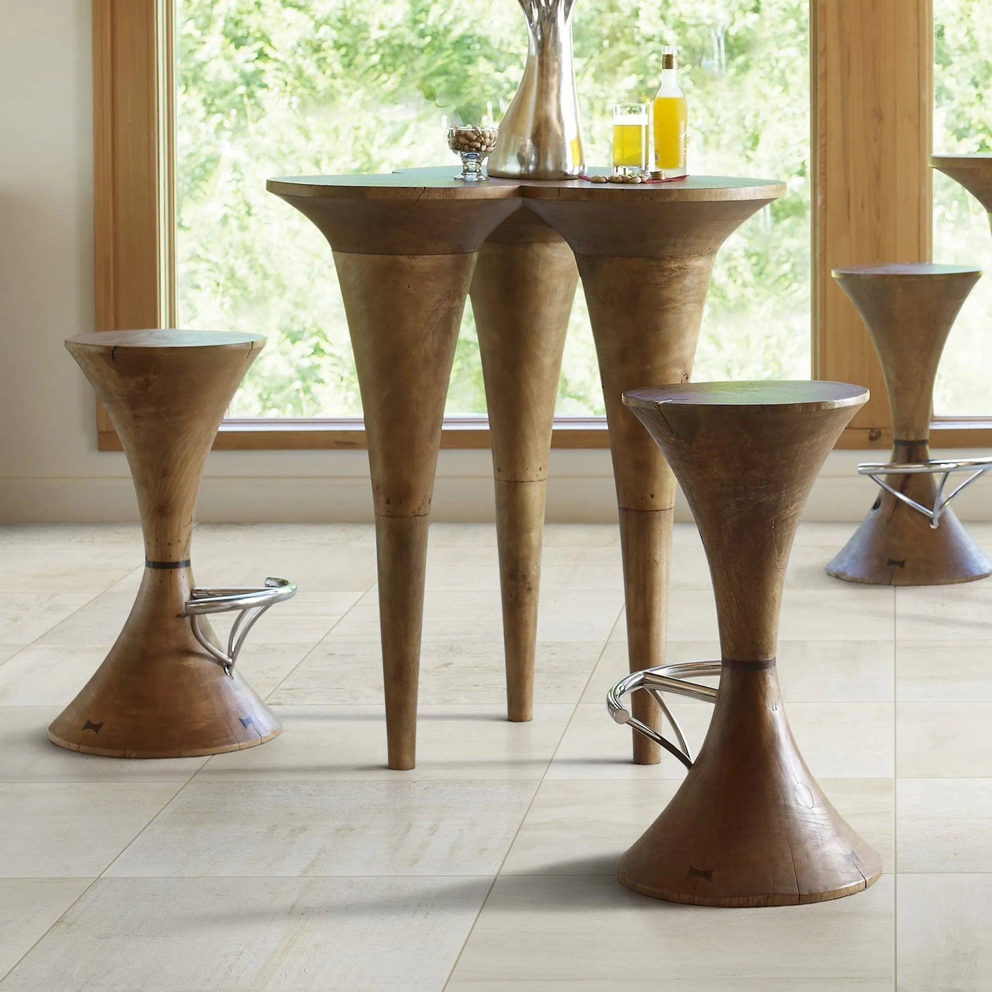 Marley Bar Table by Phillips Collection. Made from unique in a modern style.