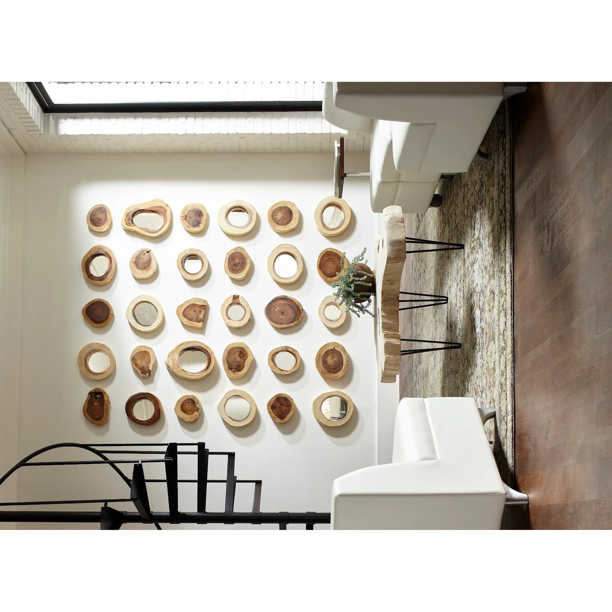 Chuleta Mirror by Phillips Collection in brown. Made from wood in a eclectic & global style.
